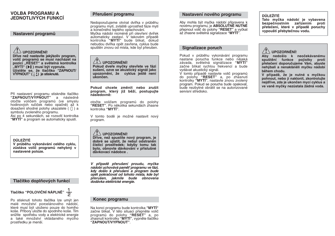 Candy CD 112 - 41 S User Manual | Page 6 / 17