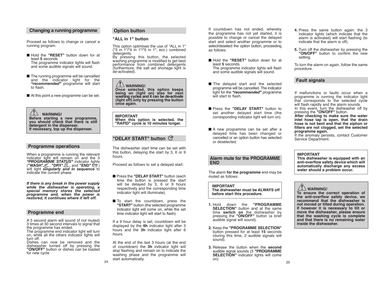 Candy CDF8 615X__1-S User Manual | Page 13 / 73