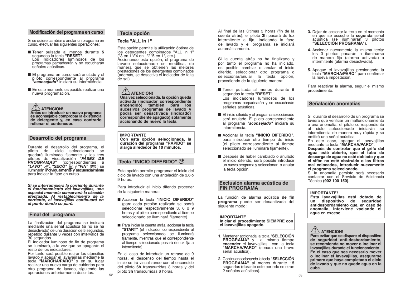Candy CDF8 615X__1-S User Manual | Page 27 / 73