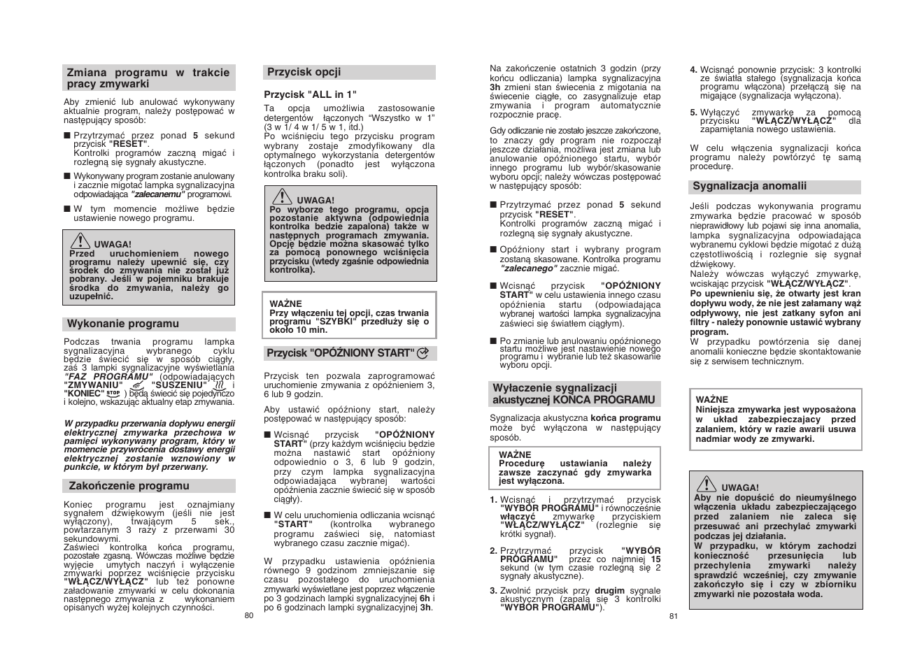 Candy CDF8 615X__1-S User Manual | Page 41 / 73