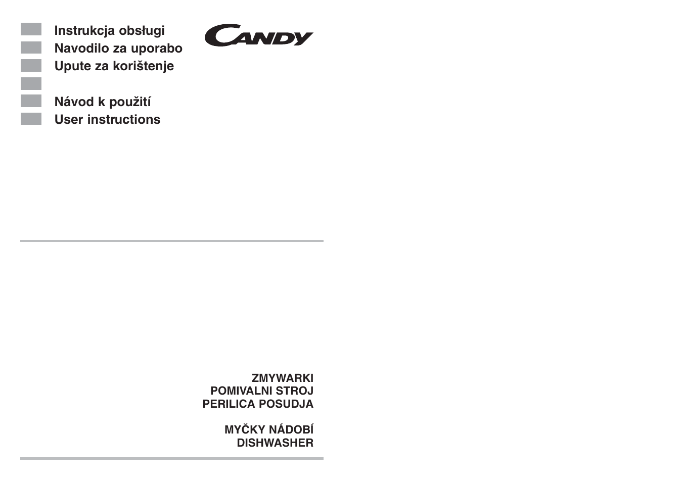 Candy CDF8 85E10-S User Manual | 33 pages