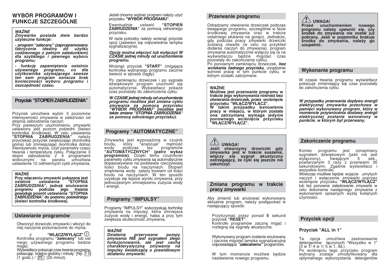 Candy CDF8 85E10-S User Manual | Page 3 / 33
