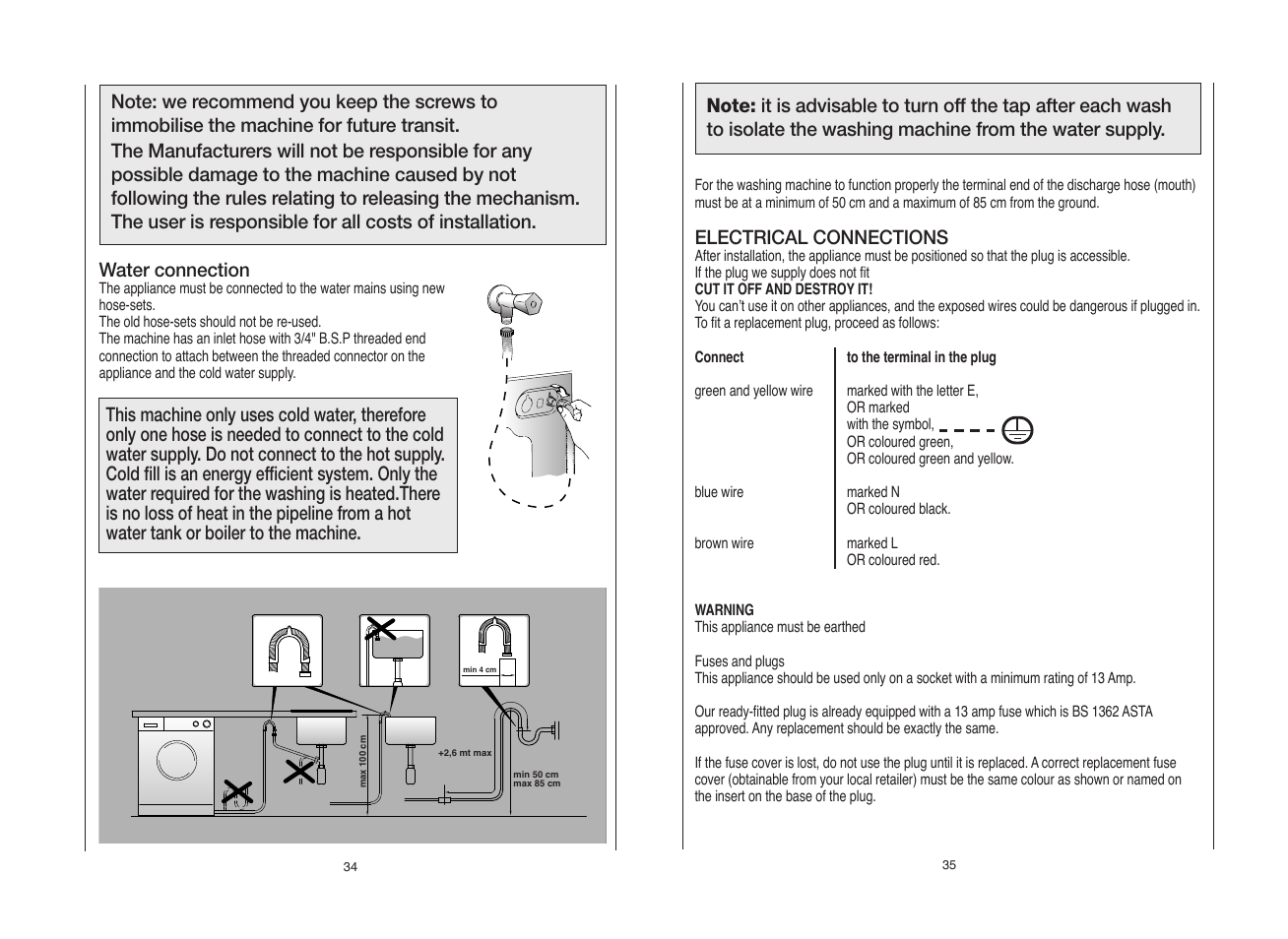 Candy CDB 754D__янв.80 User Manual | Page 18 / 21