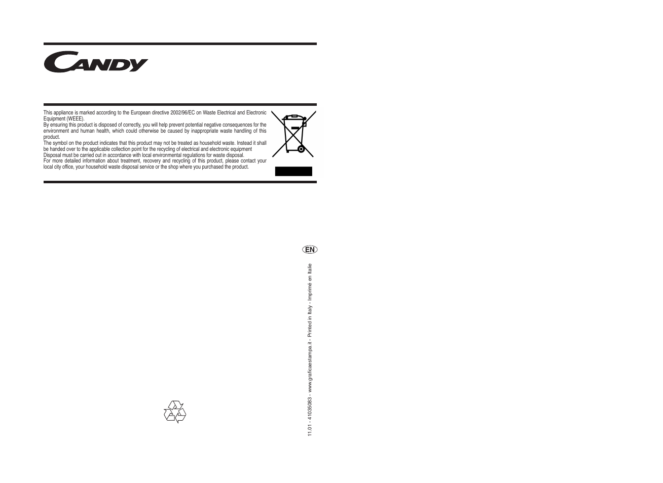 Candy CDB 754D__янв.80 User Manual | Page 21 / 21