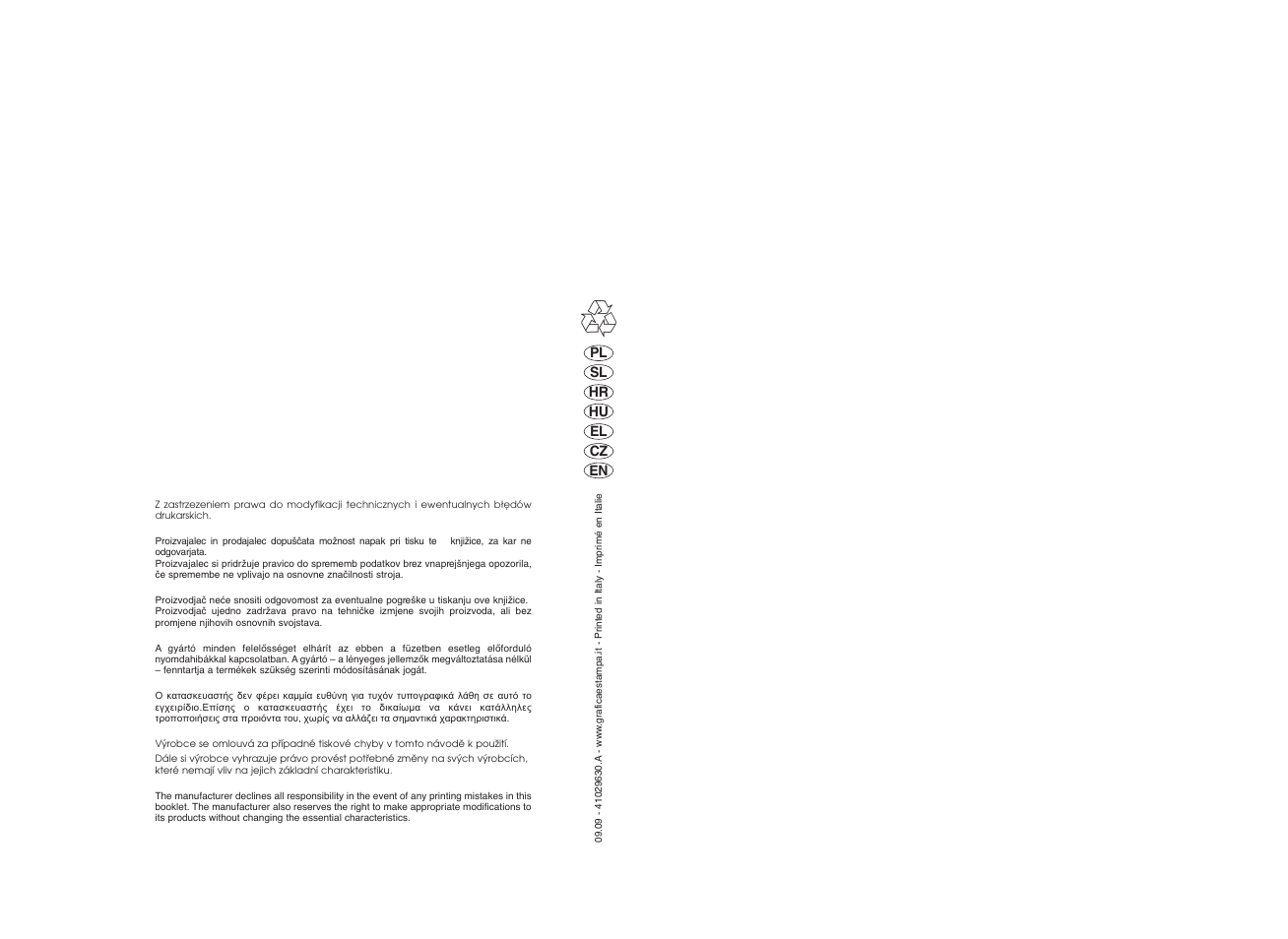 Candy CDF8 72E10L-S User Manual | Page 37 / 37