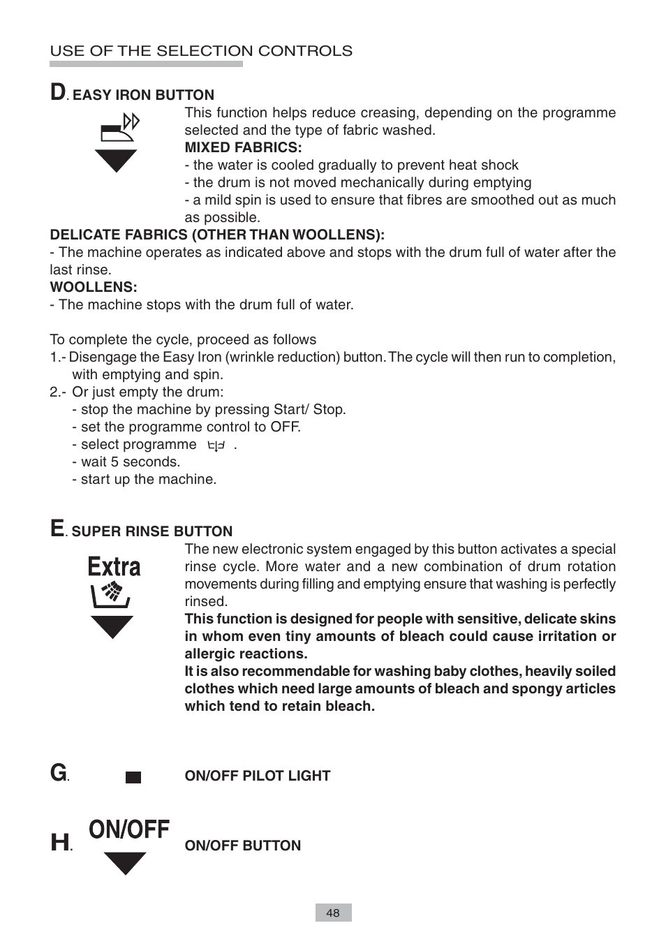 Candy LB CTE 104 SY User Manual | Page 10 / 12