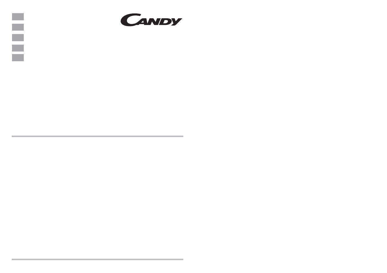 Candy CDF 625 A - S User Manual | 73 pages