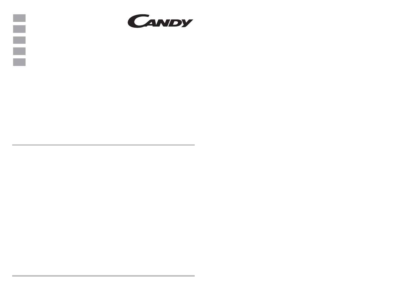 Candy LS CDS 155 X -S User Manual | 25 pages