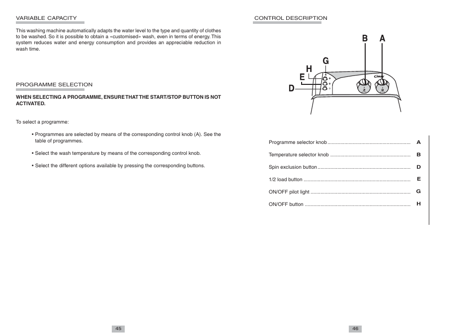 Candy CTS 60 T User Manual | Page 4 / 6