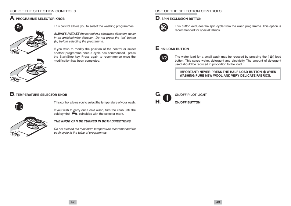 Candy CTS 60 T User Manual | Page 5 / 6