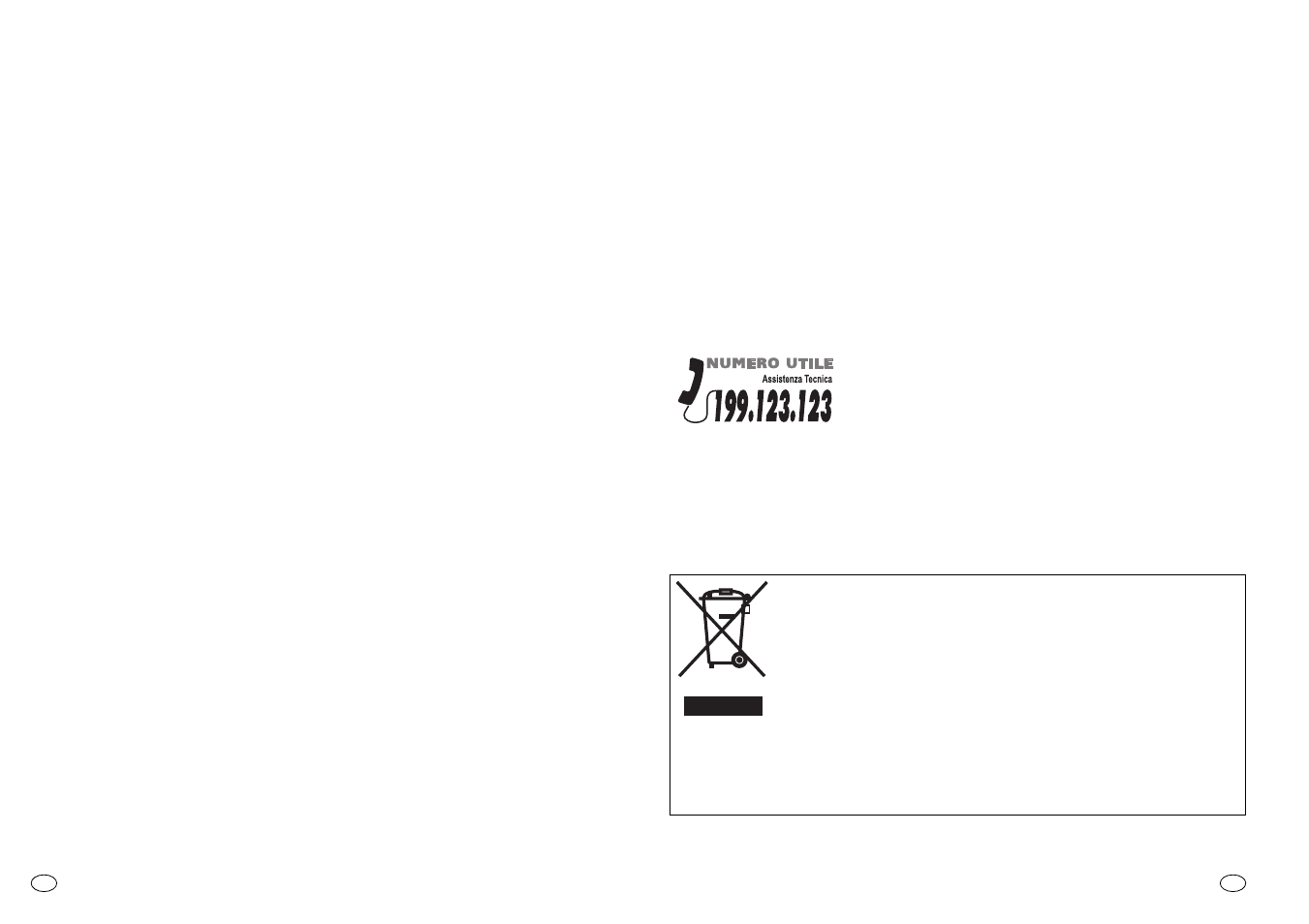 Coperchio, Servizio assistenza clienti | Candy PGC 640 W User Manual | Page 7 / 33