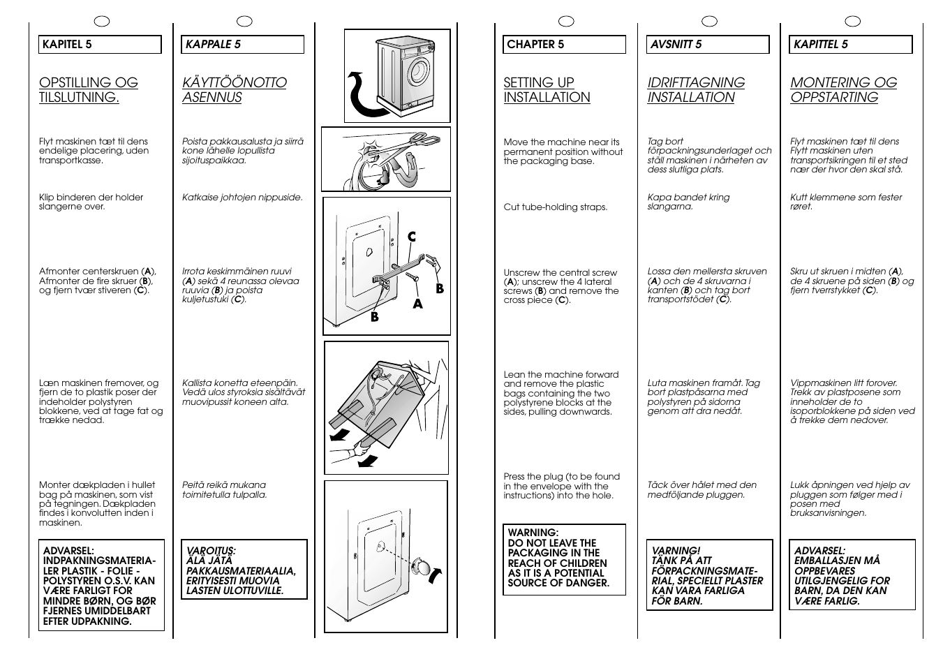 Candy CBL 120 FIN User Manual | Page 9 / 37