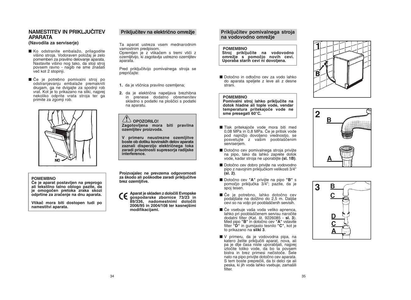 Candy CDF8 65E10-S User Manual | Page 18 / 45