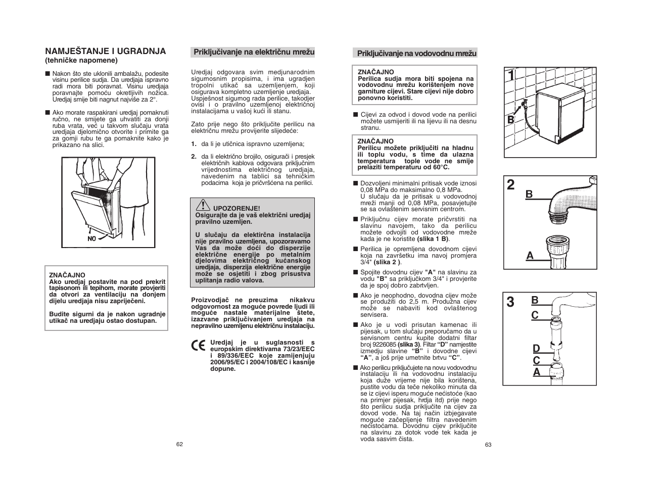 Candy CDF8 65E10-S User Manual | Page 32 / 45