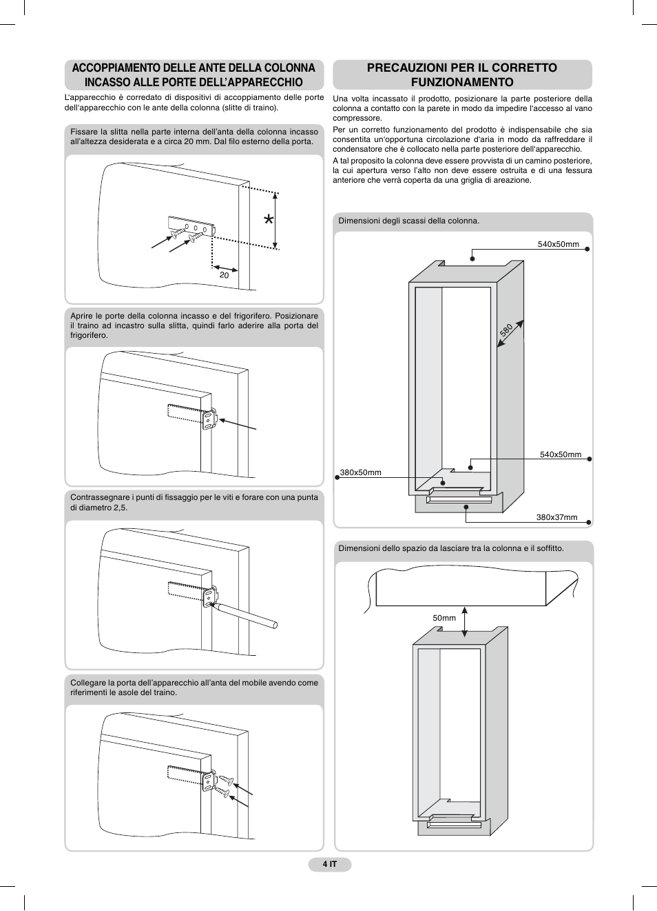 Candy CFBC 3290 A User Manual | Page 6 / 60