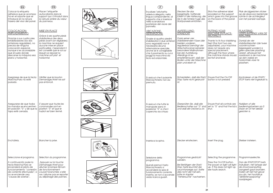 Candy CST 115 EX User Manual | Page 10 / 23