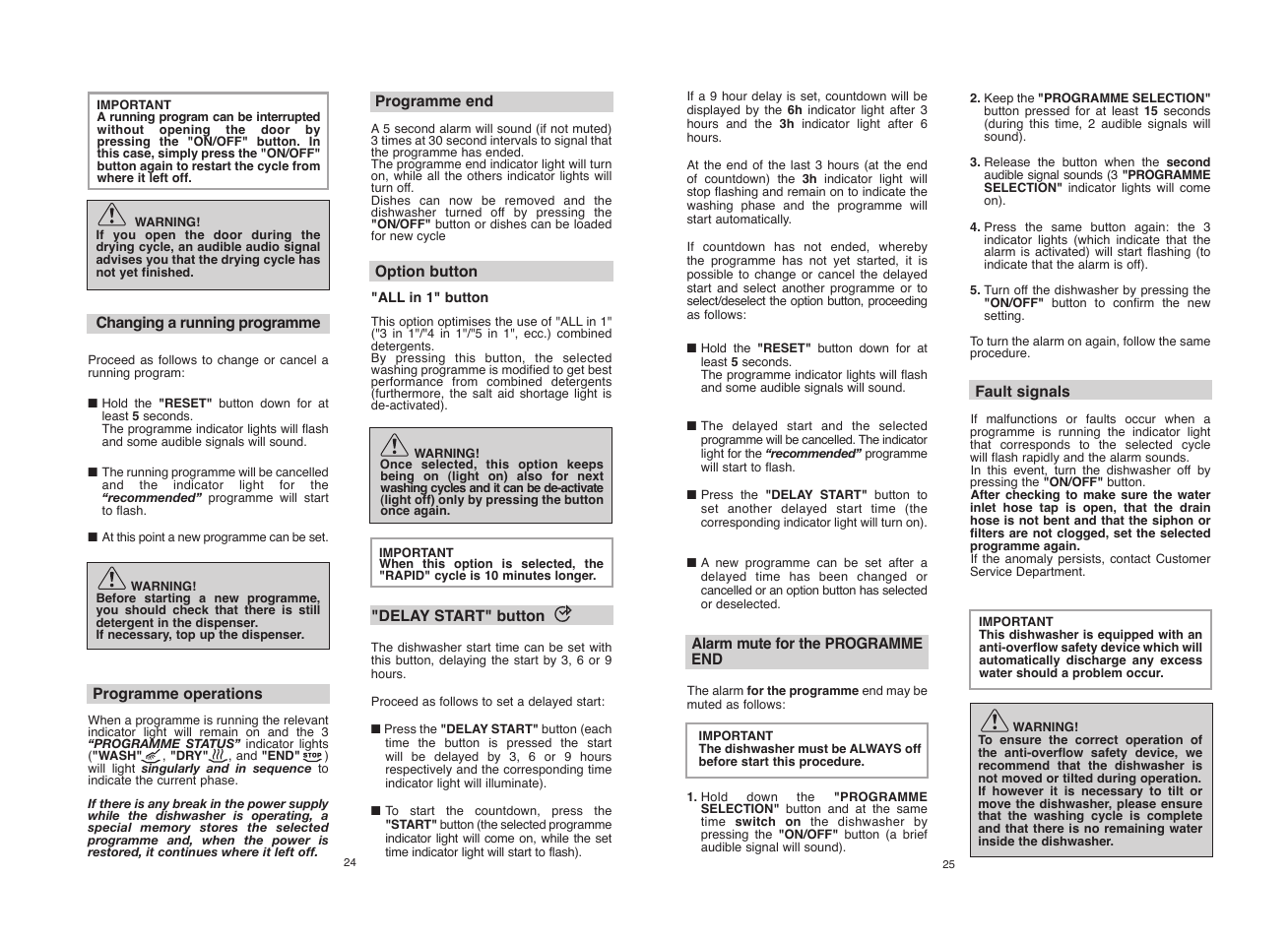 Candy CDF8 60E10X-S User Manual | Page 13 / 73