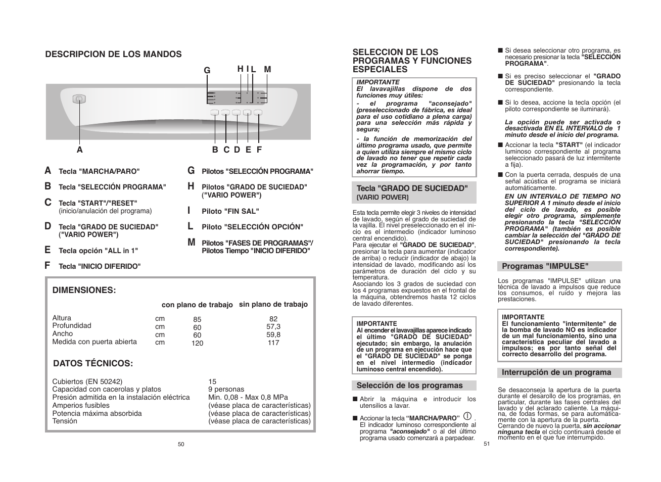 Candy CDF8 60E10X-S User Manual | Page 26 / 73