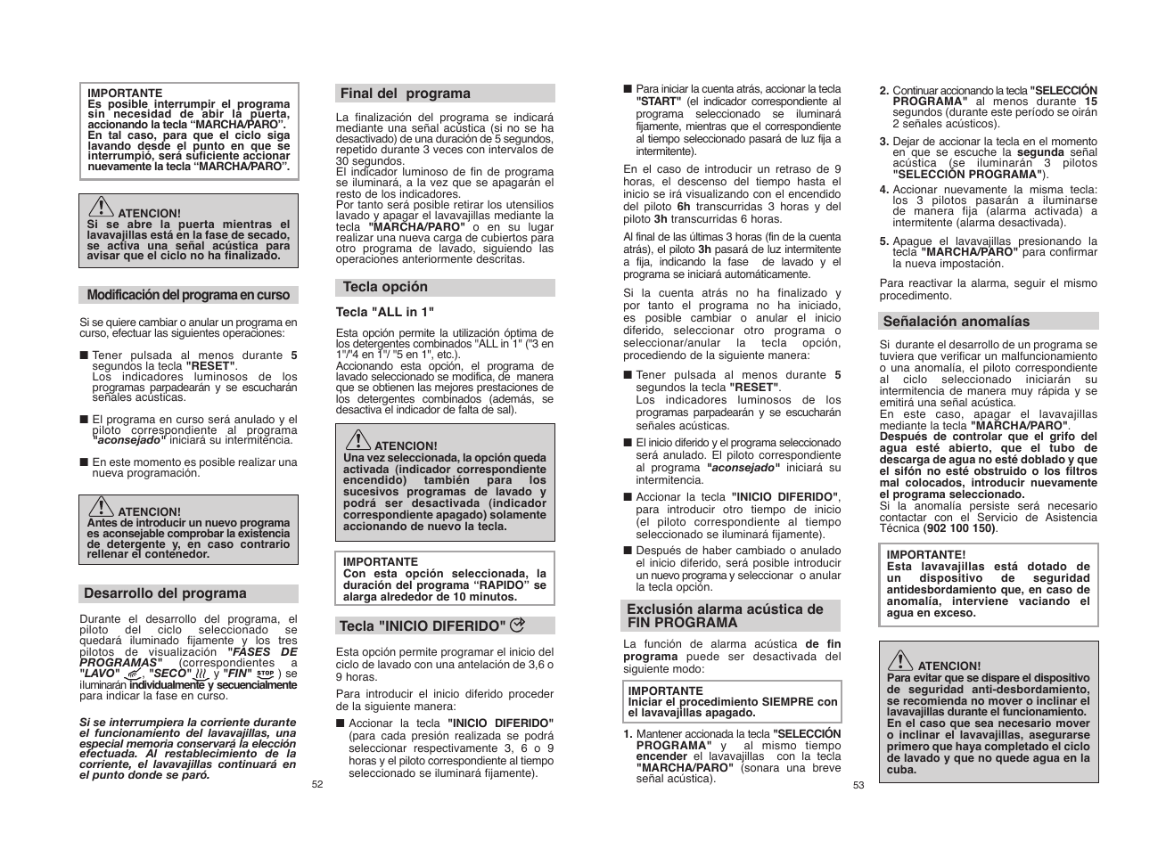 Candy CDF8 60E10X-S User Manual | Page 27 / 73