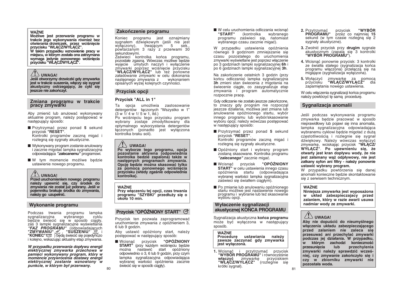 Candy CDF8 60E10X-S User Manual | Page 41 / 73