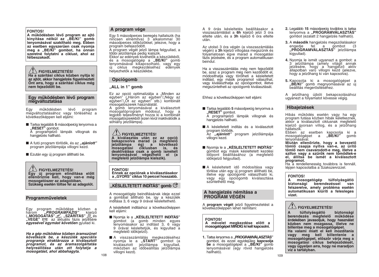 Candy CDF8 60E10X-S User Manual | Page 55 / 73