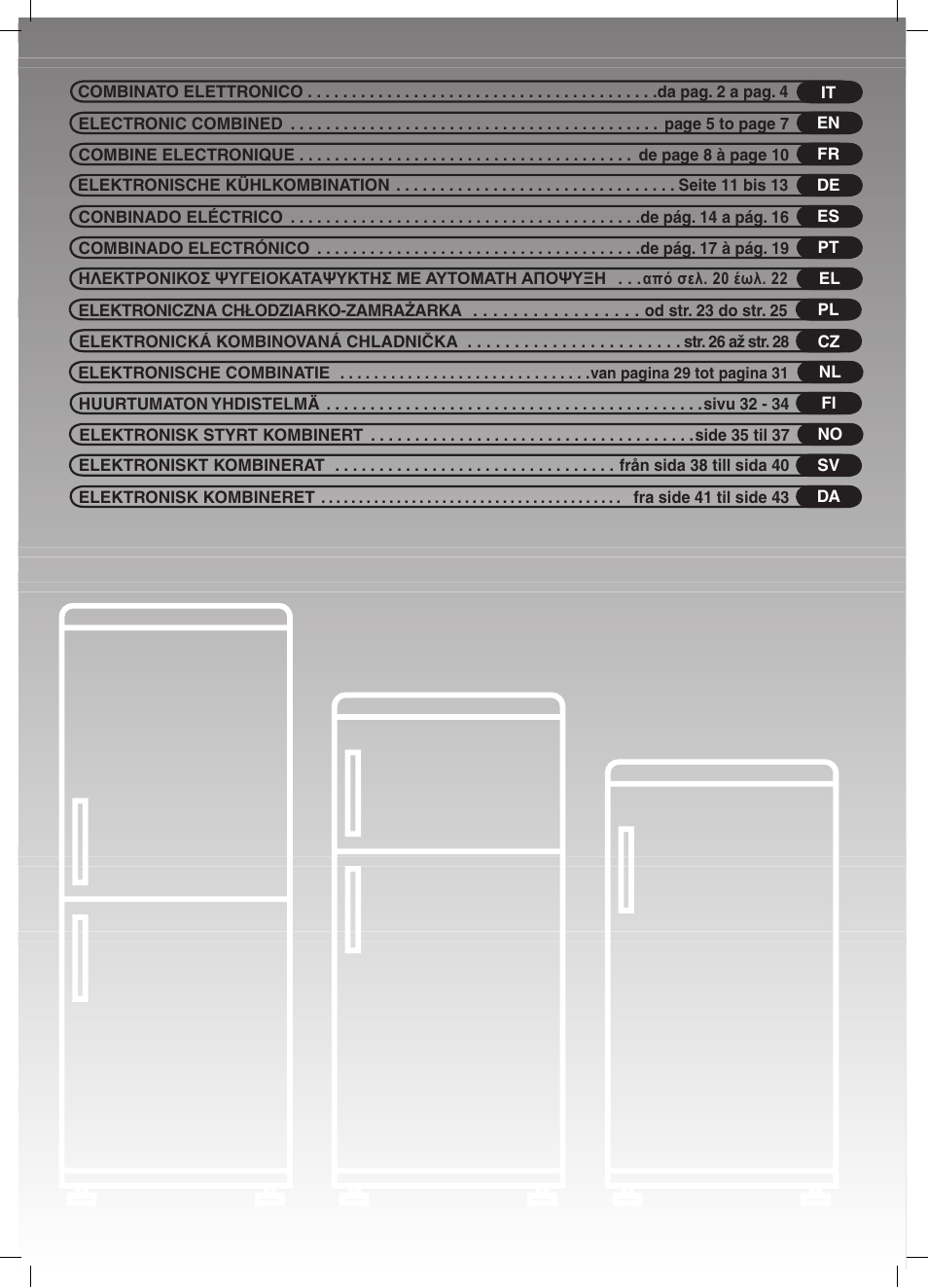 Candy CDMI 3755 E User Manual | 44 pages