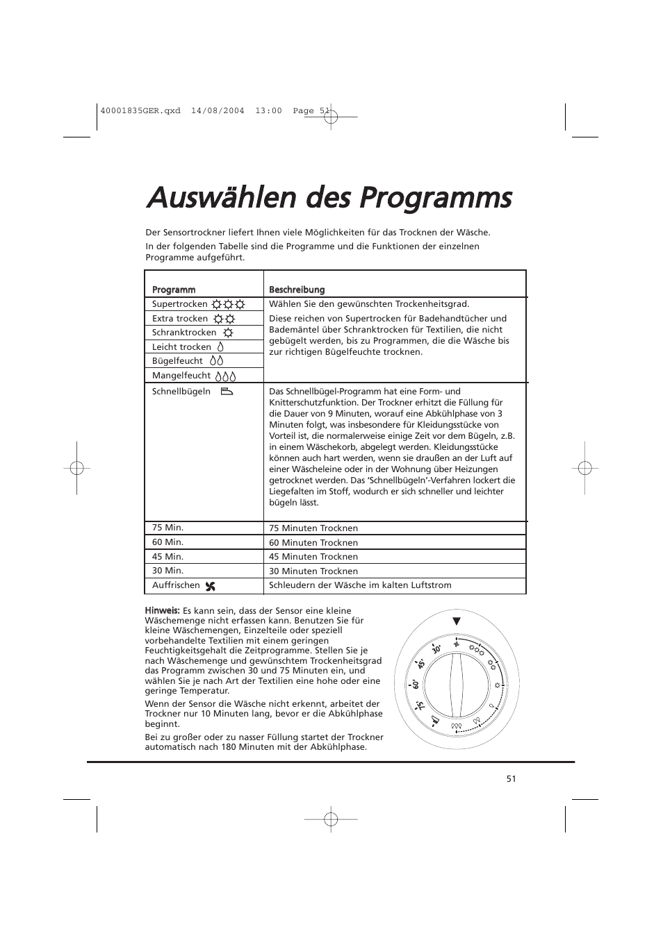 Candy AB CDC 779 XT SY User Manual | Page 51 / 128