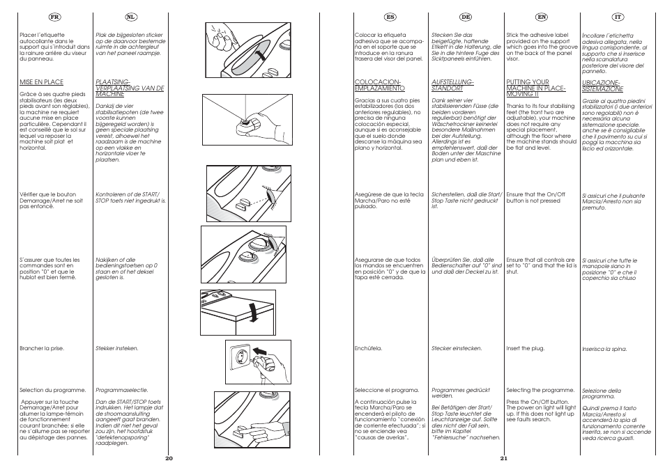 Candy CST 100 X UNI User Manual | Page 10 / 24