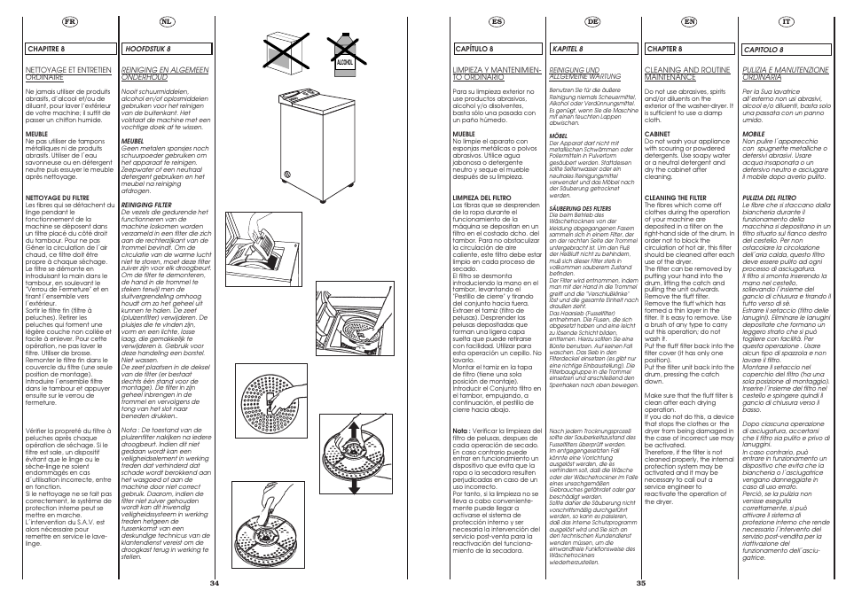 Candy CST 100 X UNI User Manual | Page 17 / 24