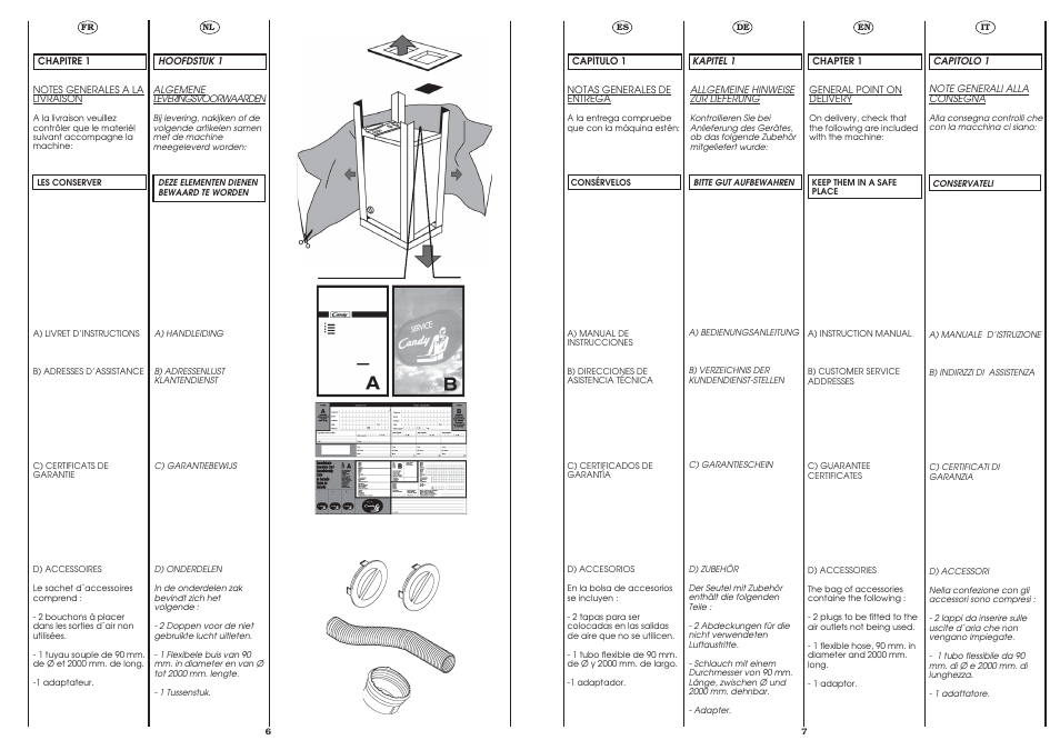 Candy CST 100 X UNI User Manual | Page 3 / 24