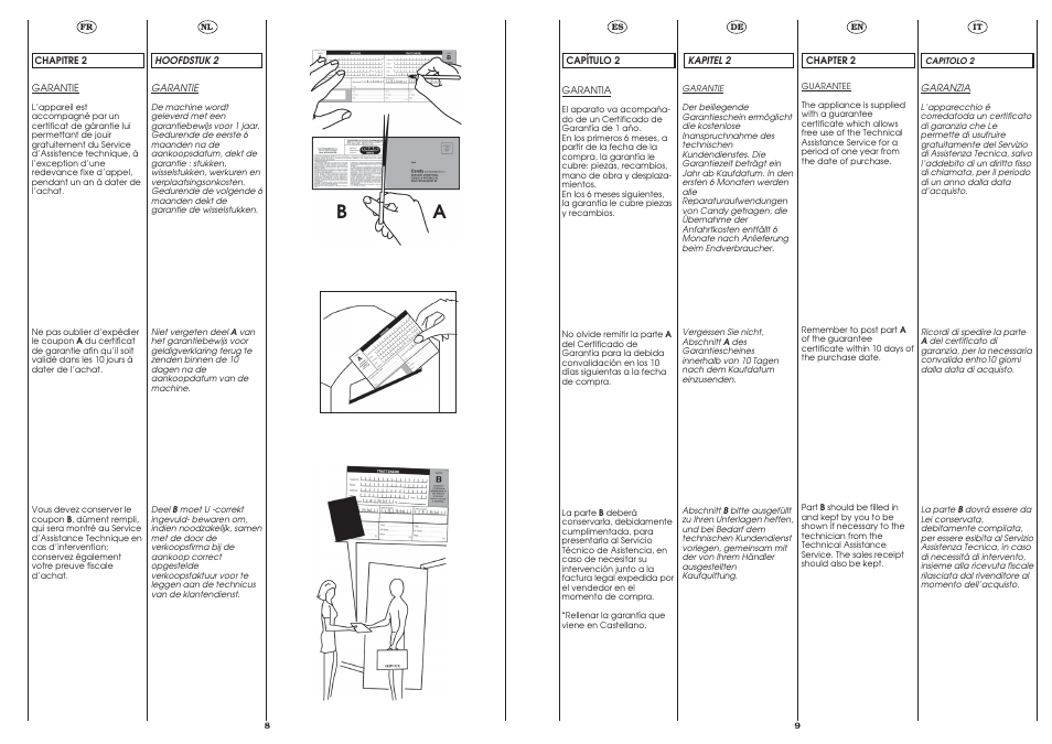 Candy CST 100 X UNI User Manual | Page 4 / 24