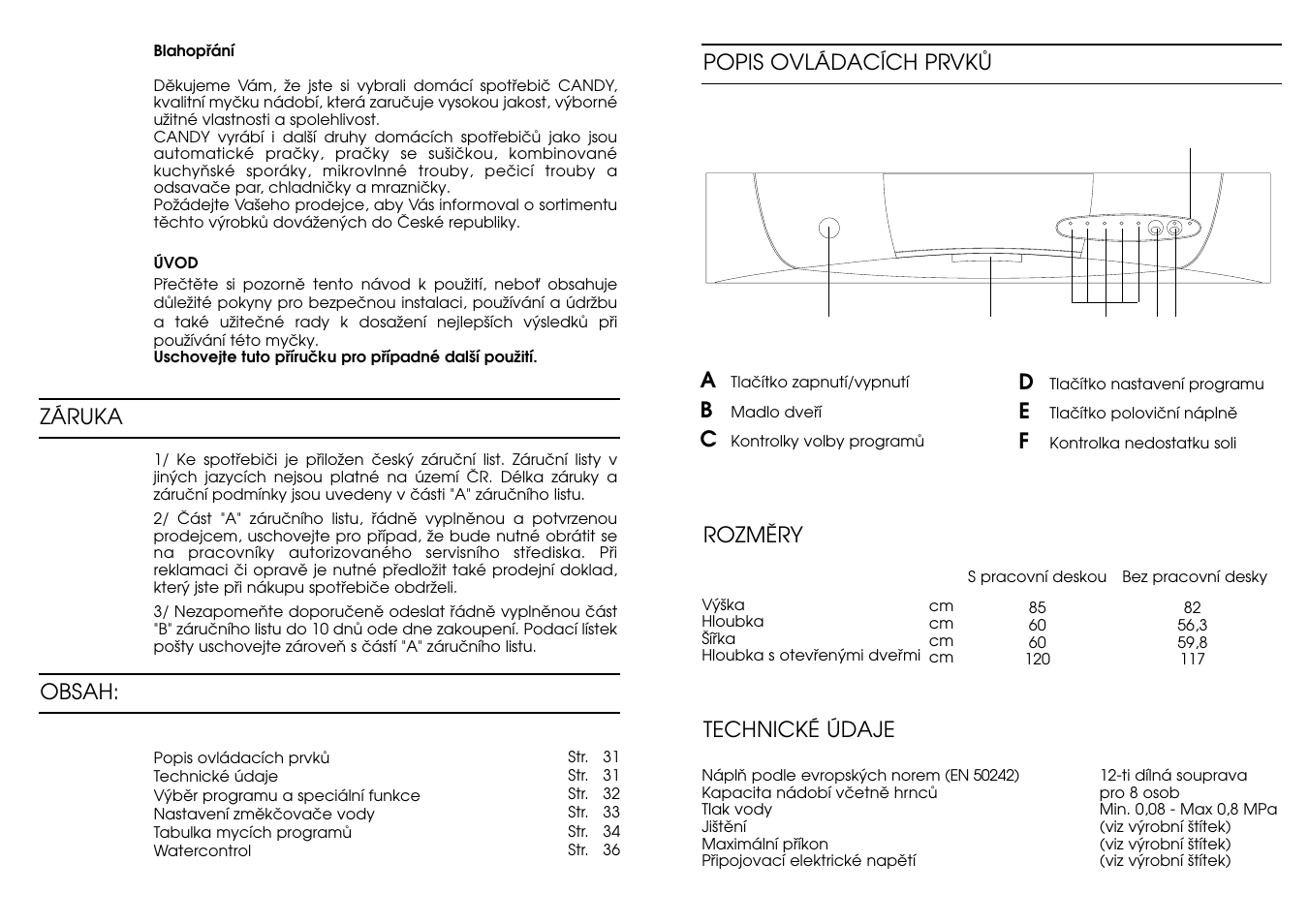 Candy CD 700 SY User Manual | Page 16 / 21