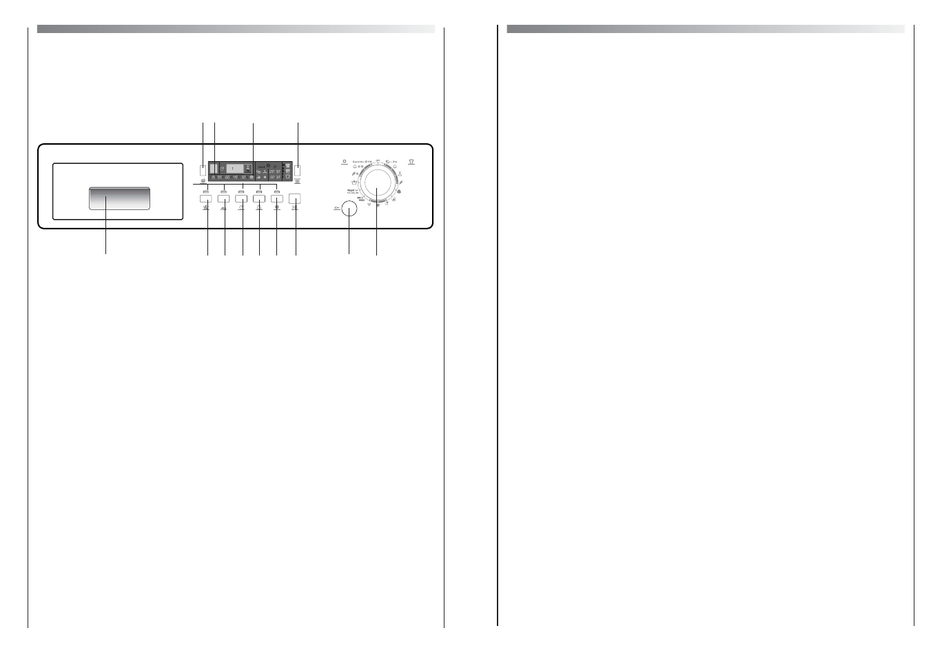 Description of controls | Candy CDB 754D-80 User Manual | Page 4 / 21