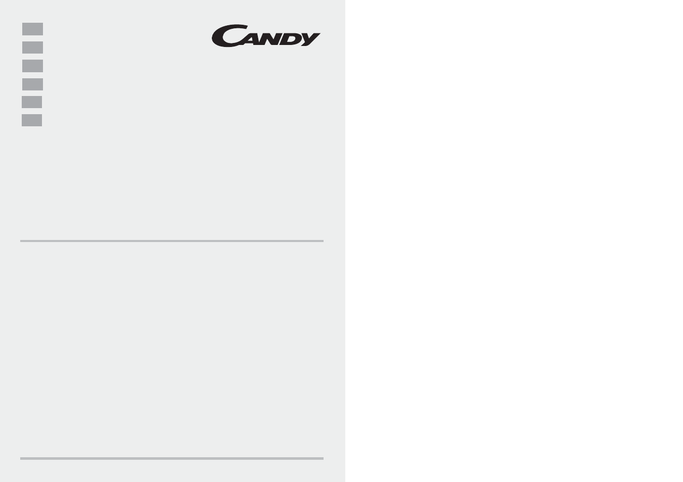 Candy CDI 3015-S User Manual | 29 pages