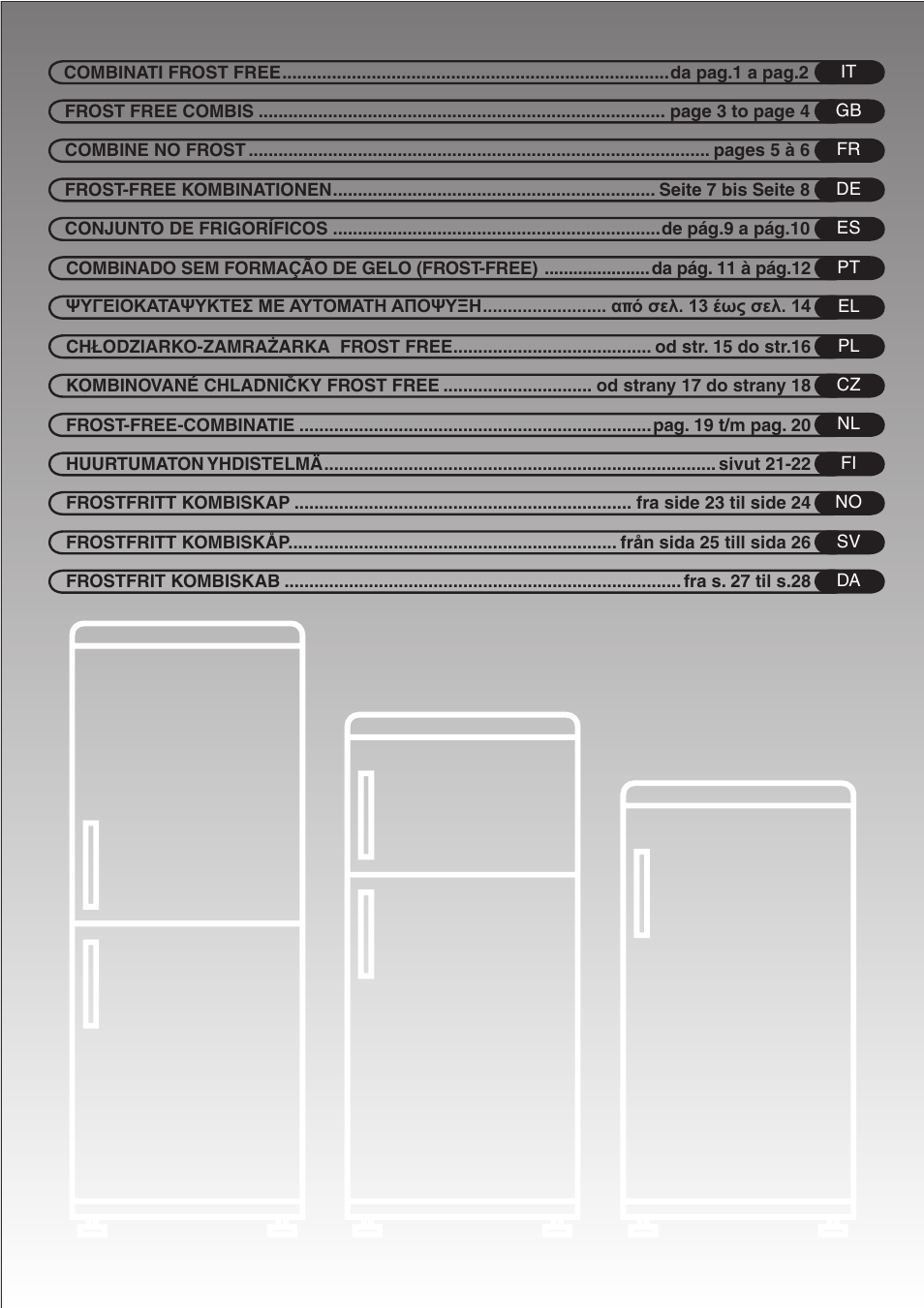 Candy FR CFNF 3975 User Manual | 32 pages