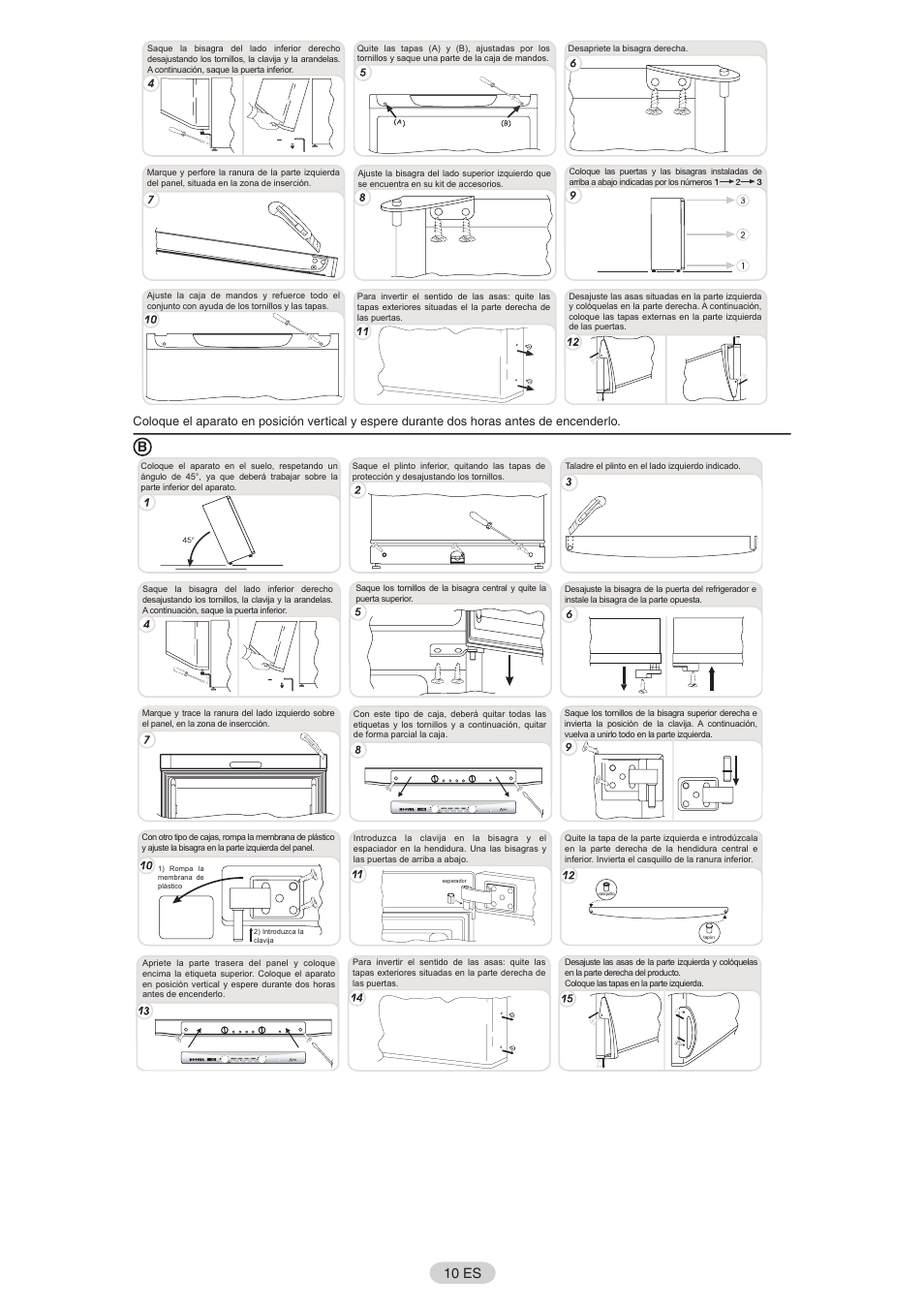 B10 es | Candy FR CFNF 3975 User Manual | Page 11 / 32
