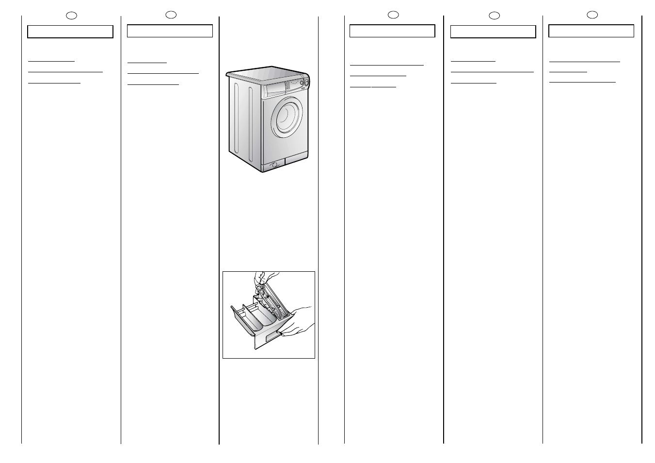 Cleaning and routine maintenance, Pulizia e manutenzione ordinaria, Reinigung und allgemeine wartung | Limpieza y mantenimiento ordinario, Limpeza e manutenção da maquina | Candy CBL 106 ES User Manual | Page 31 / 37