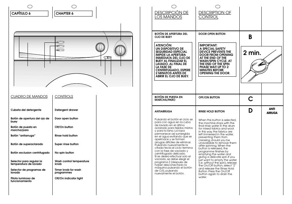Cd b 2 min | Candy CB 63 TR User Manual | Page 7 / 17