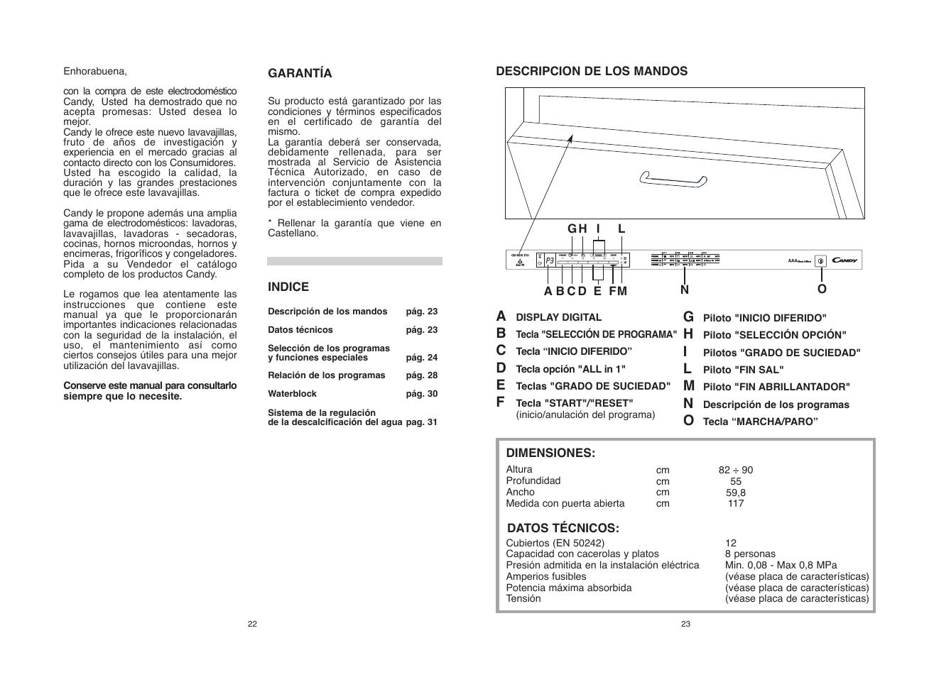 Candy CDI 5012E10__1 User Manual | Page 12 / 57