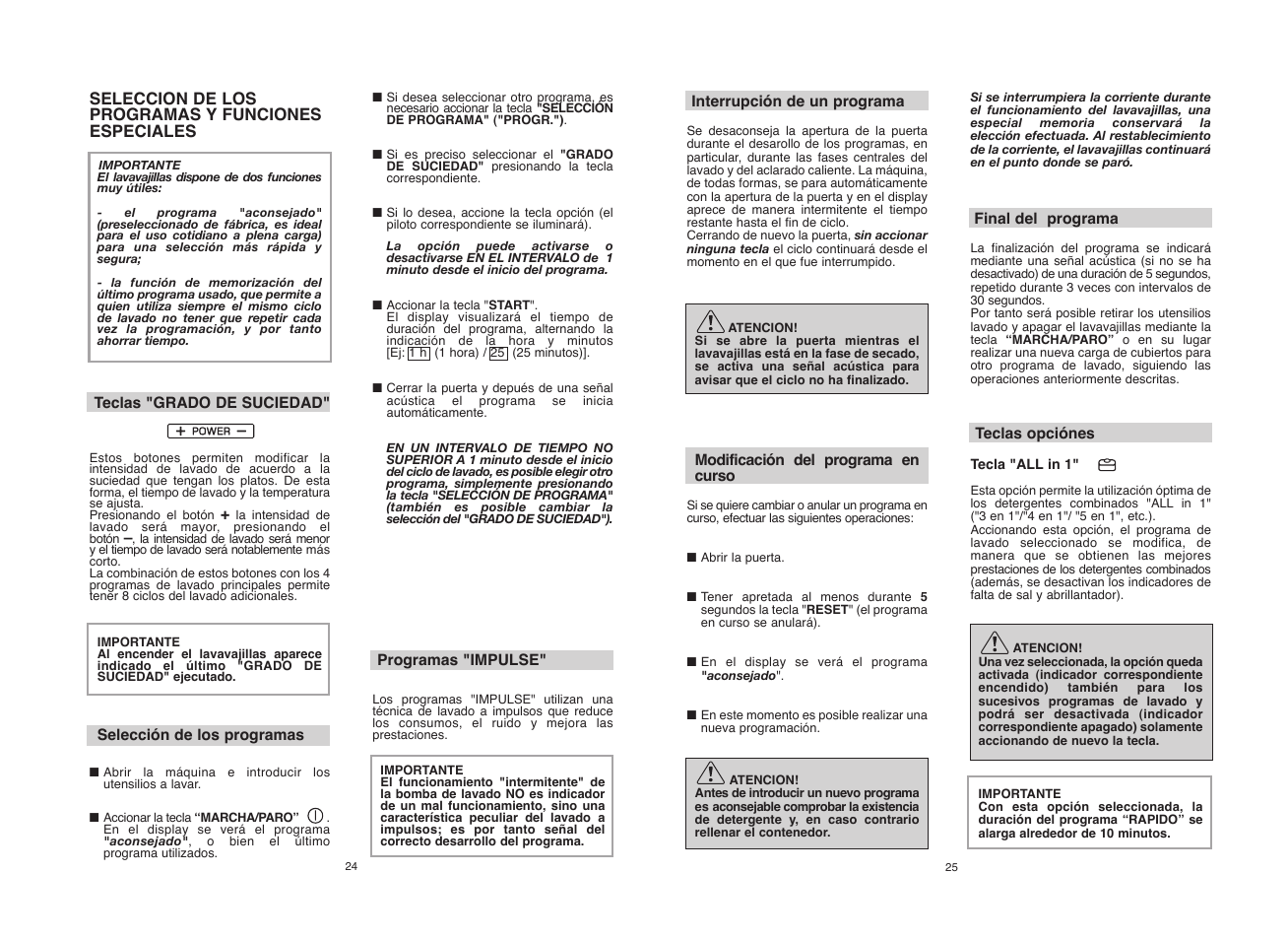 Candy CDI 5012E10__1 User Manual | Page 13 / 57