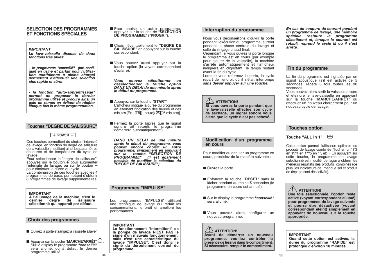 Candy CDI 5012E10__1 User Manual | Page 18 / 57