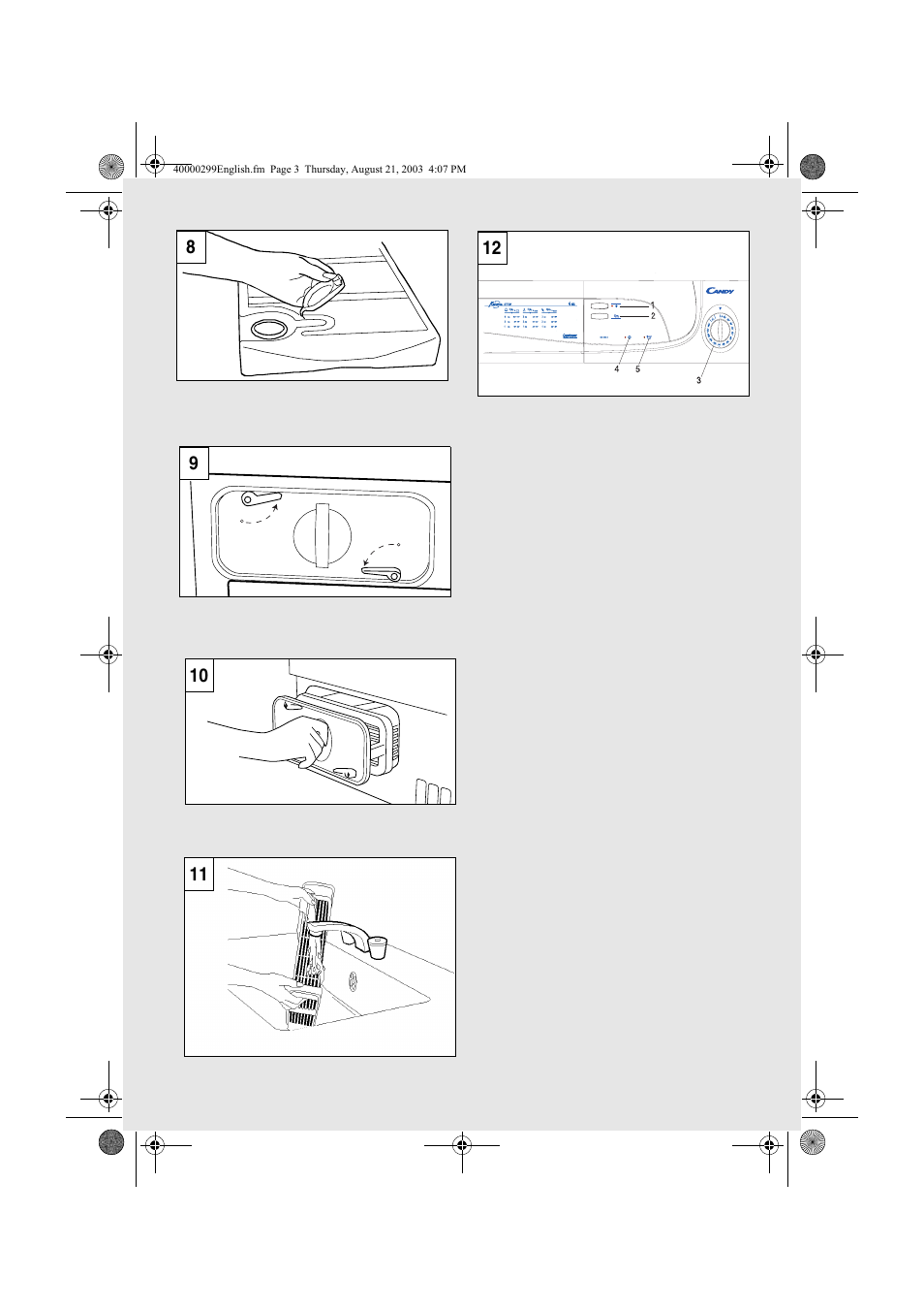 Candy AB CDC 266 X CH User Manual | Page 3 / 48