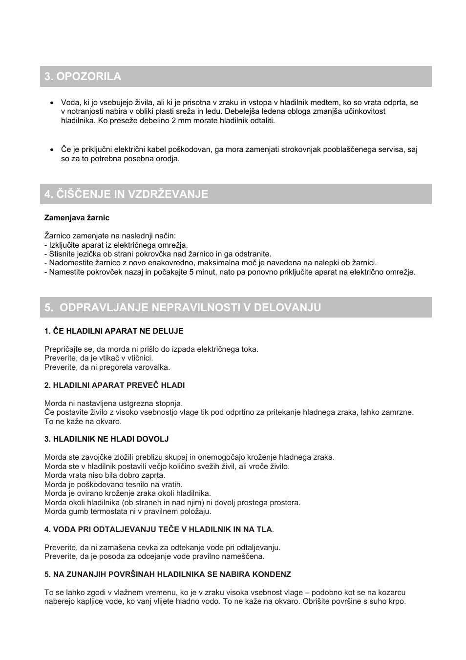 Candy CFLE 5485 S User Manual | Page 106 / 133