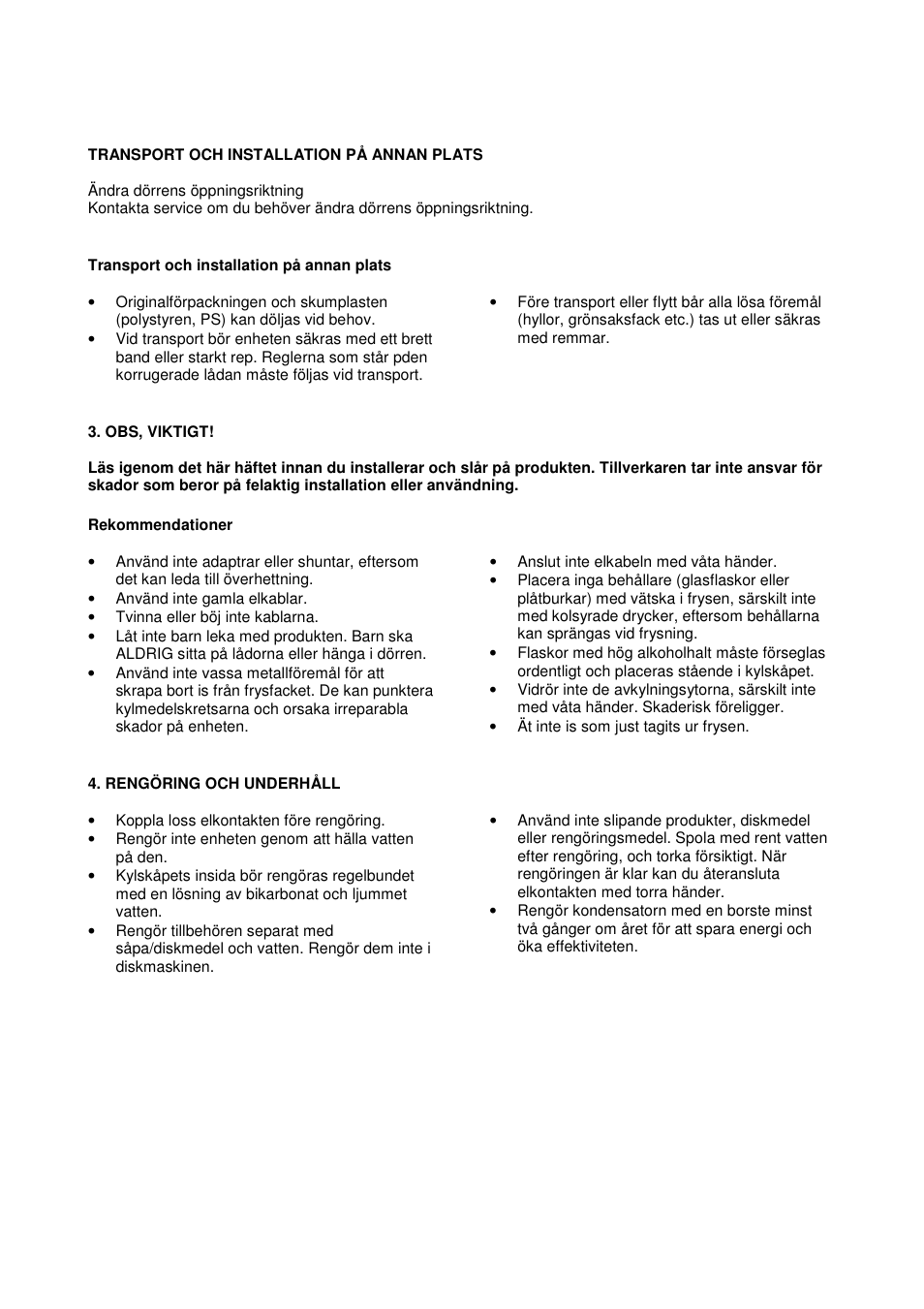 Candy CFLE 5485 S User Manual | Page 34 / 133