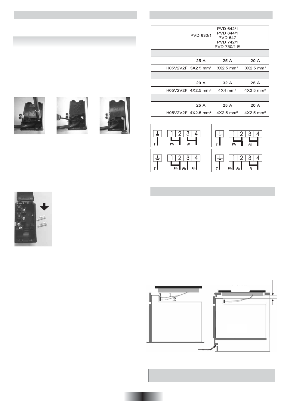 Pvd-modeller | Candy PVC 460 C User Manual | Page 39 / 65