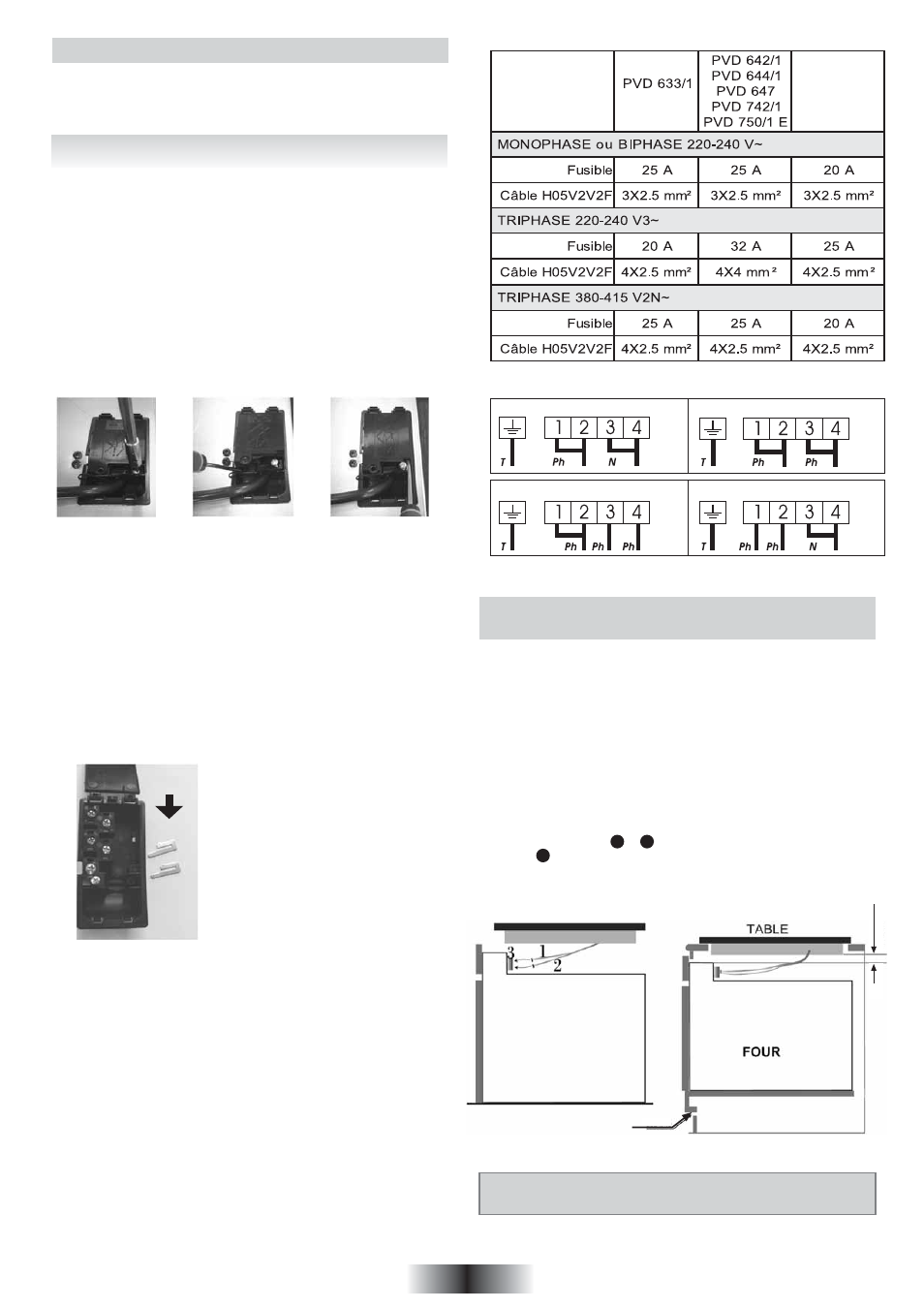 Modèles pvd | Candy PVC 460 C User Manual | Page 4 / 65