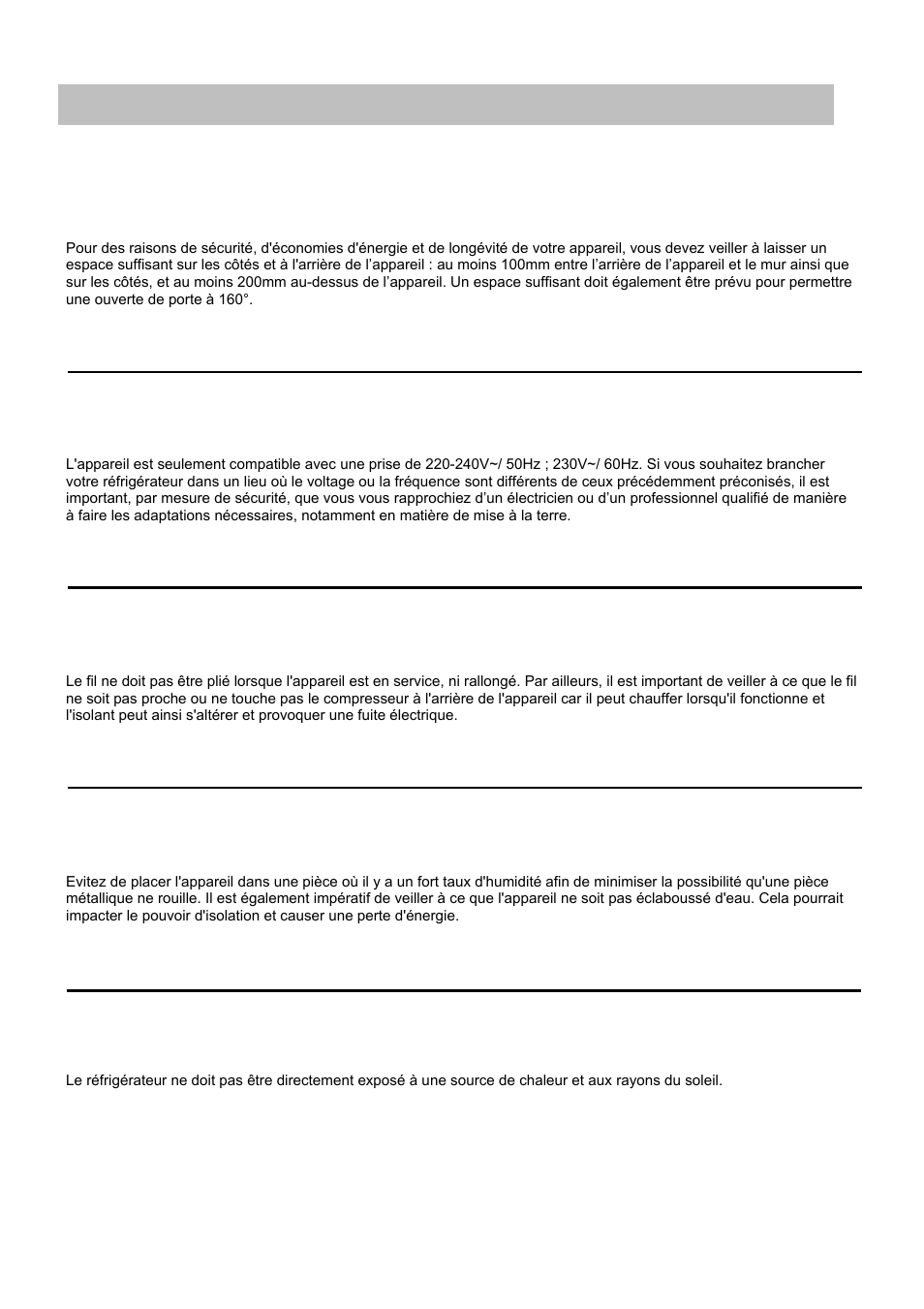 Instructions d’installation | Candy CFL 2350 E User Manual | Page 11 / 140