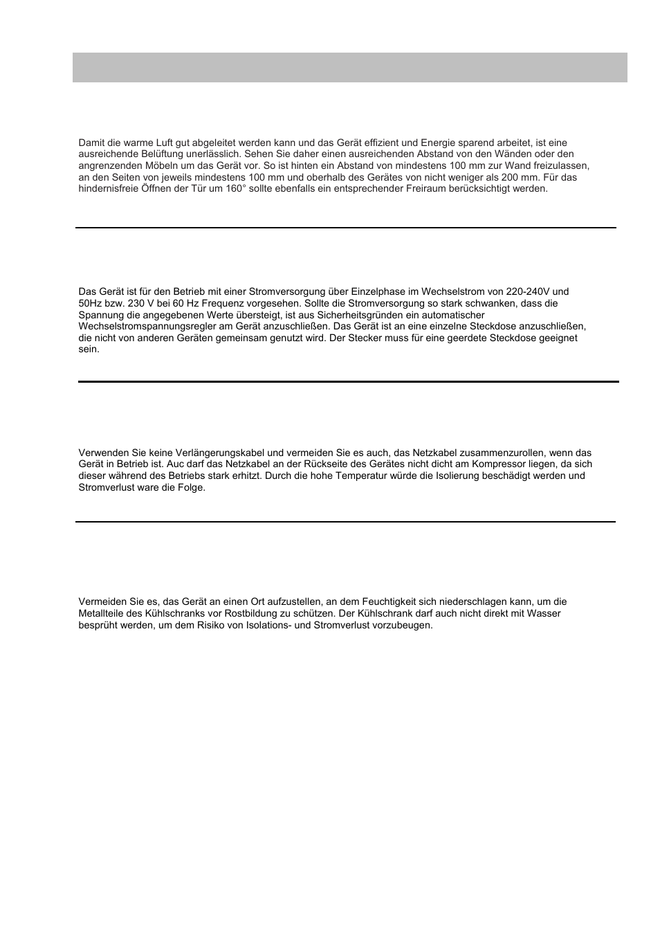 Aufstellung | Candy CFL 2350 E User Manual | Page 27 / 140