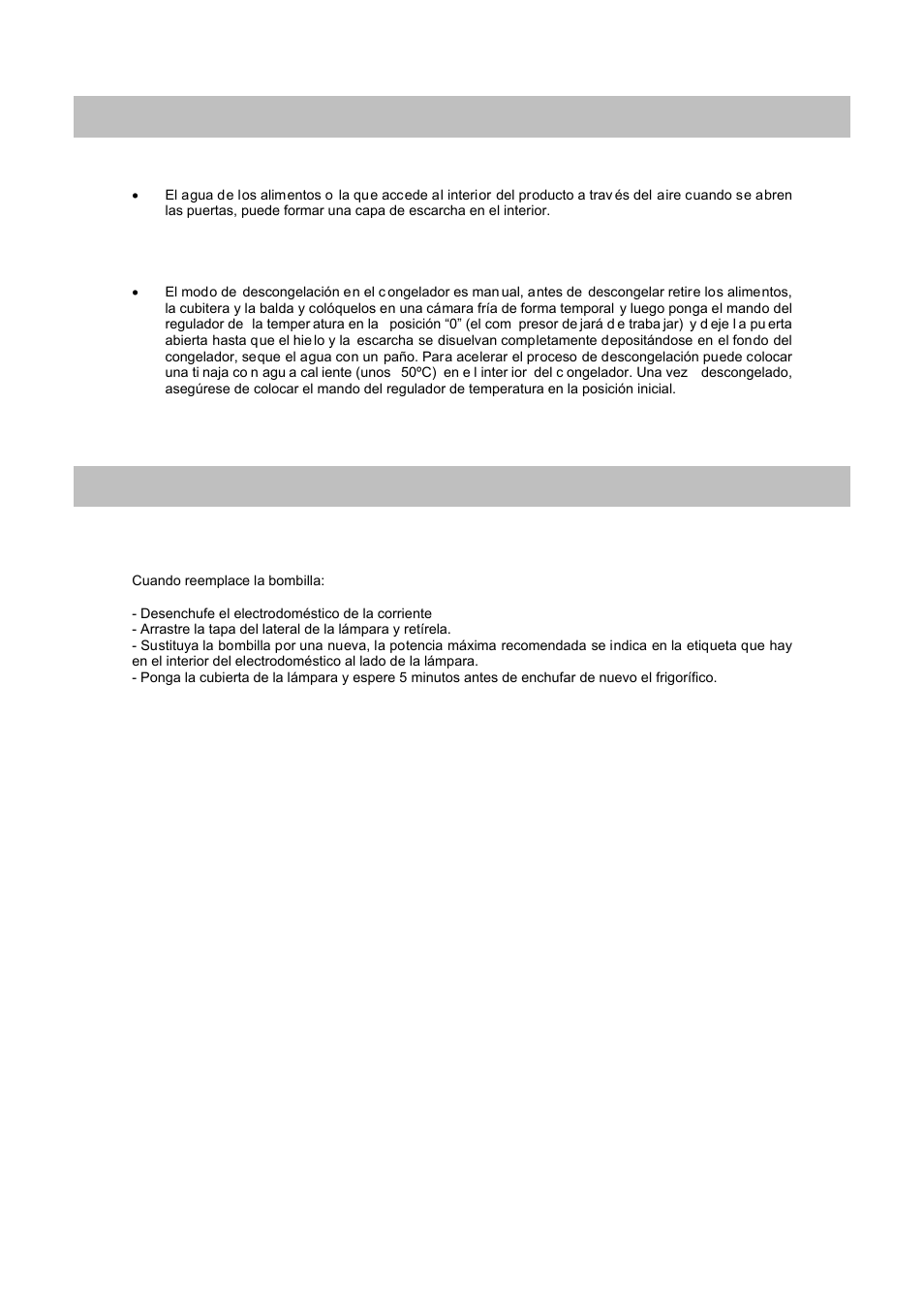 Precauciones 4. cuidado y mantenimiento | Candy CFL 2350 E User Manual | Page 37 / 140