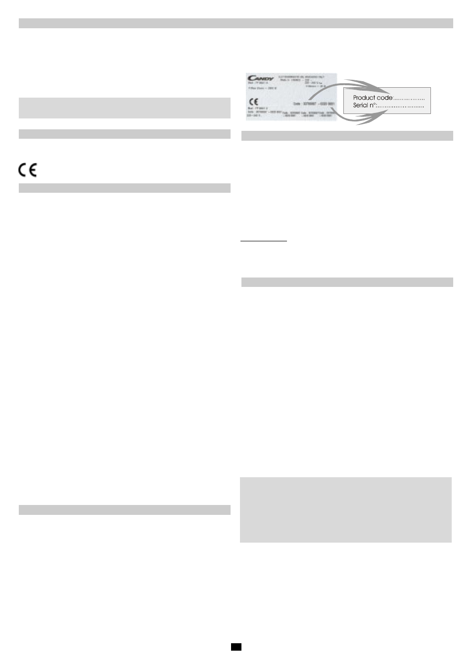Candy FO 2D 468 X User Manual | Page 10 / 28